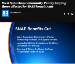 Channel 2 News Chicago - SNAP Cuts segment.