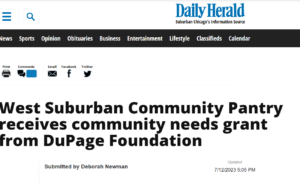 daily herald West Suburban Community Pantry received community needs grant