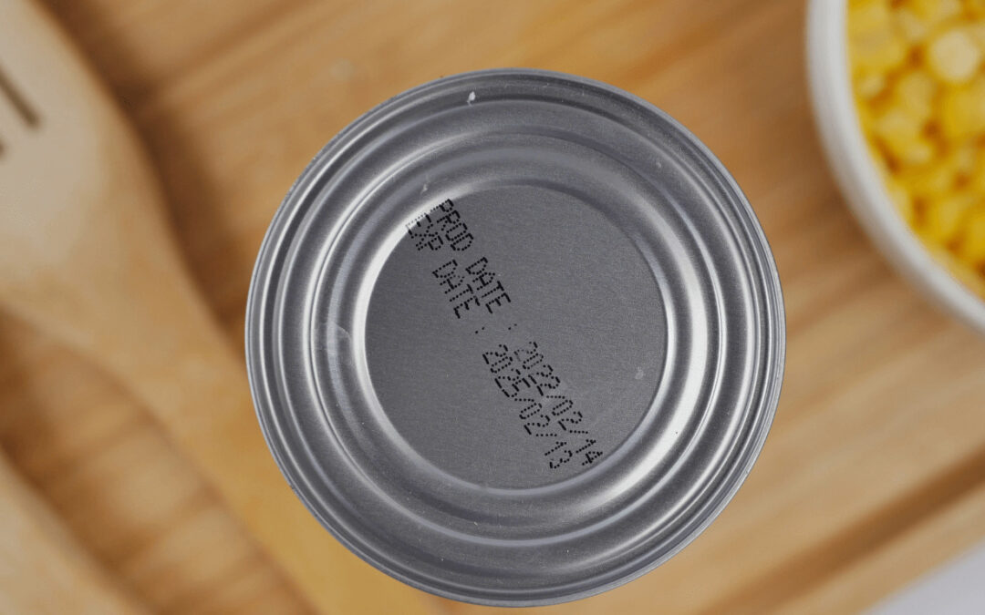 Image of can with food expiration date
